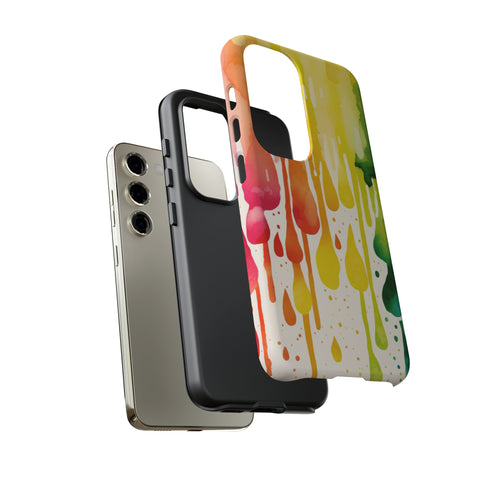 Rainbow Spring Showers - Impact Resistant Phone Case
